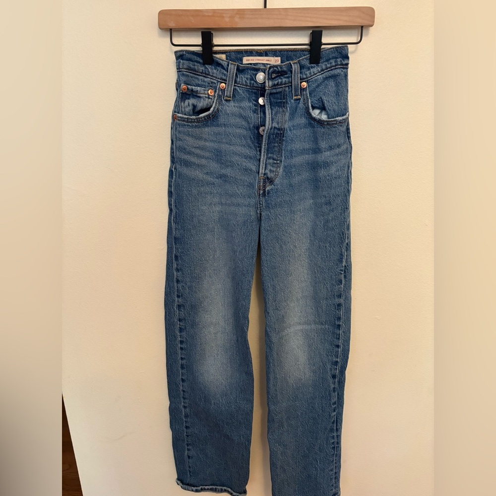 levi’s ribcage straight fit ankle jeans